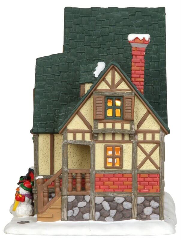 lemax-thompson-tudor-house-maison-miniature-de-collection-village-de-no-l image 3