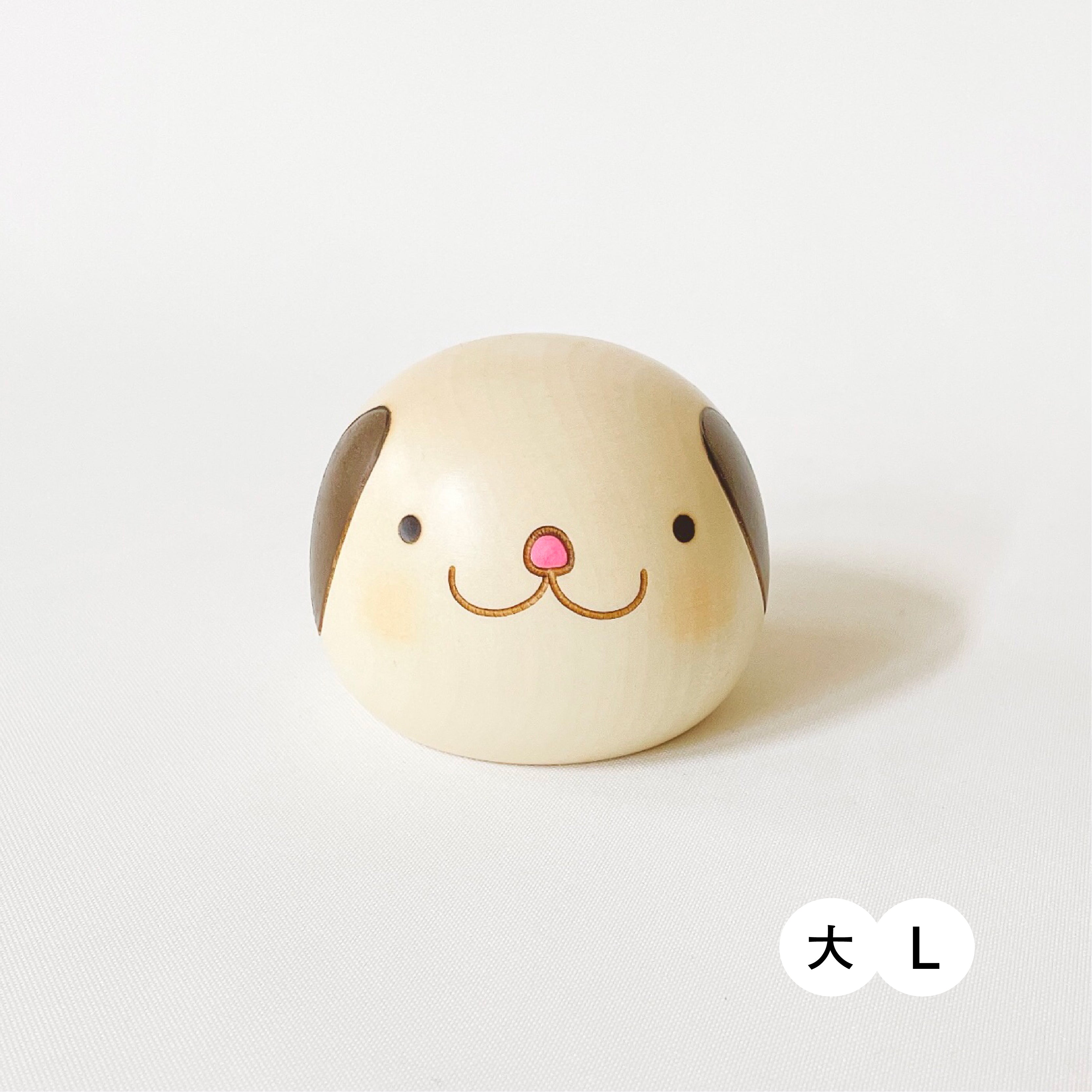 usaburo-kokeshi-yurakoro-chien-bascule-taille-l-75-mm image 5