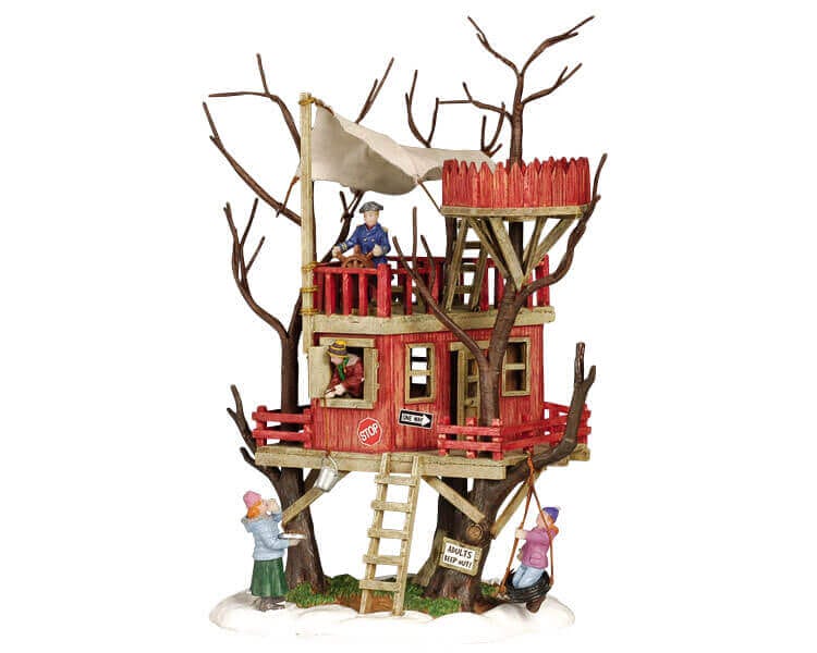 lemax-adults-keep-out-treehouse-cabane-miniature-dans-les-arbres image 2