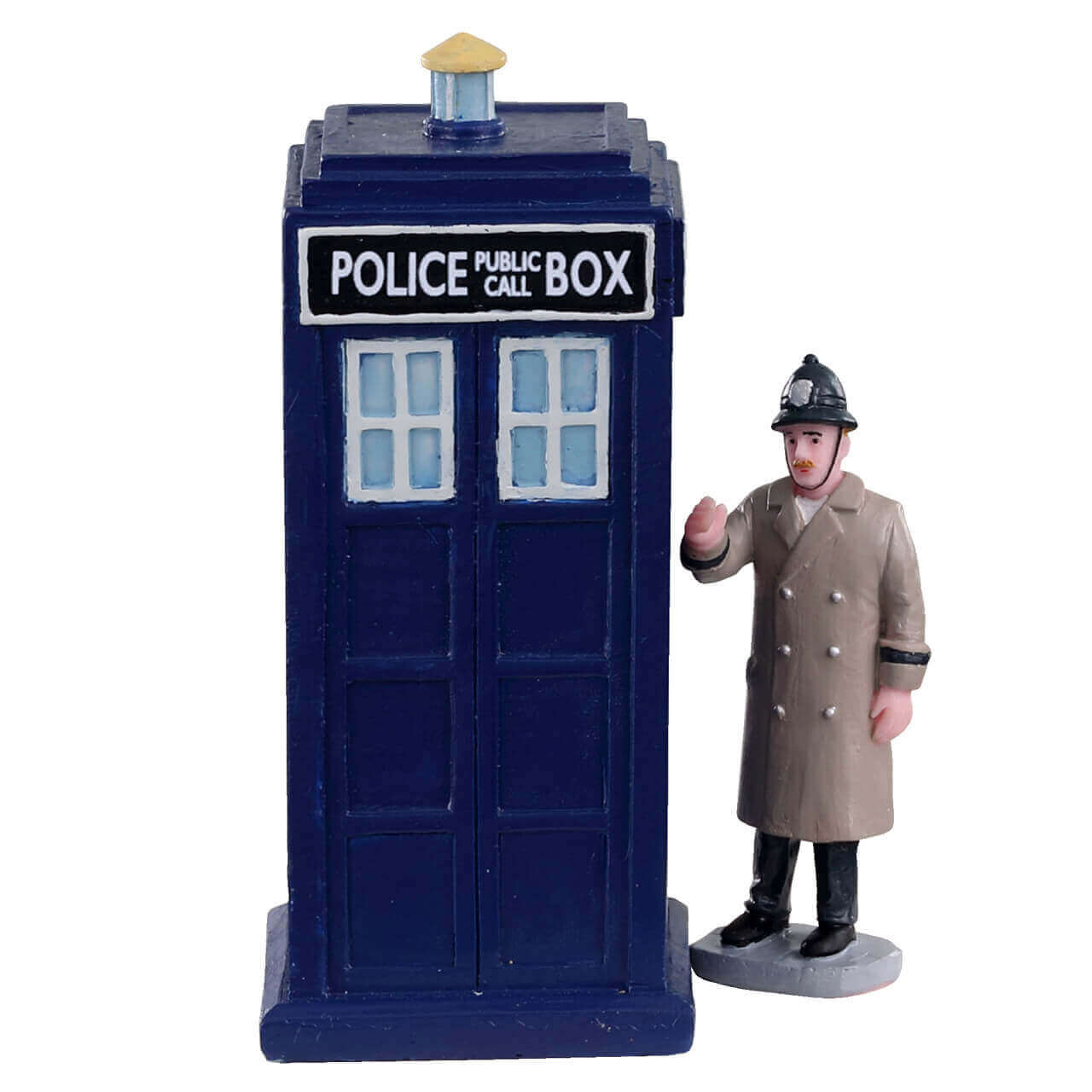lemax-police-call-box-cabine-police-miniature-caddington image 2
