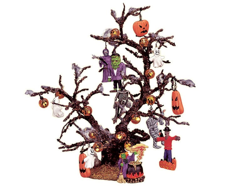 lemax-decorated-halloween-tree-arbre-d-halloween-lumineux-spooky-town image 1