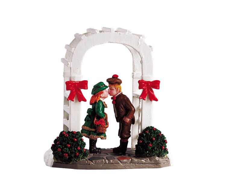 lemax-mistletoe-kiss-figurine-miniature-de-no-l image 1