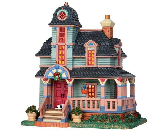 lemax-whitley-residence-maison-miniature-lumineuse-de-village image 1