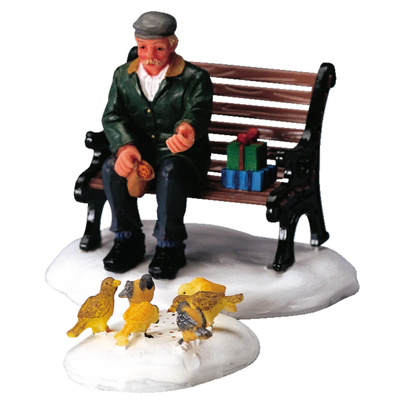 lemax-feeding-pigeons-set-of-2-figurines-miniatures-personnages-aux-pigeons-cadd image 1
