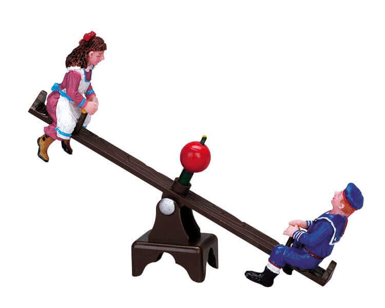 lemax-seesaw-fun-figurine-balan-oire-miniature-enfants image 1