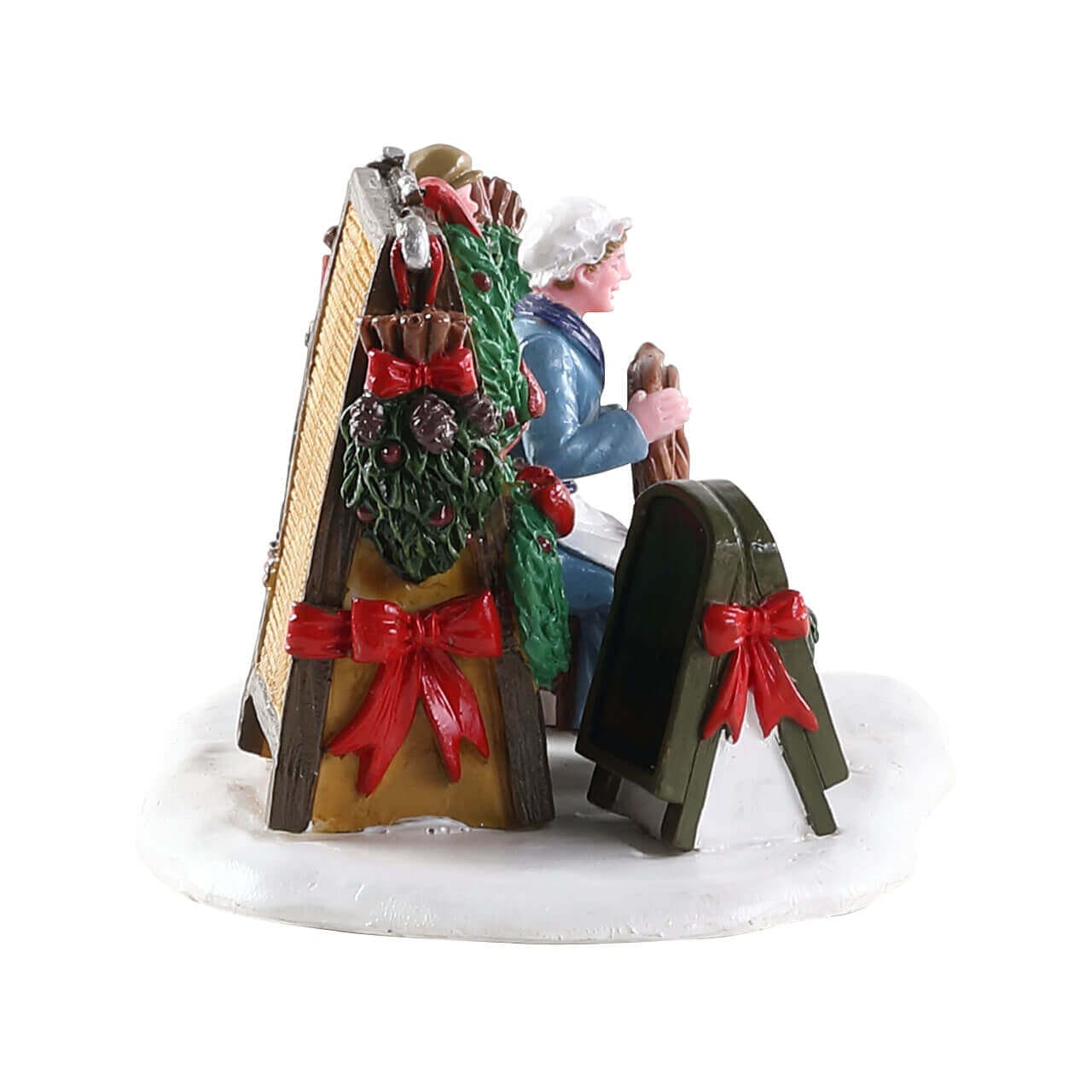 lemax-handmade-wreaths-figurine-miniature-caddington image 3