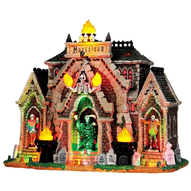 lemax-all-hallows-mausoleum-b-timent-anim-son-et-lumi-re-spooky-town image 1