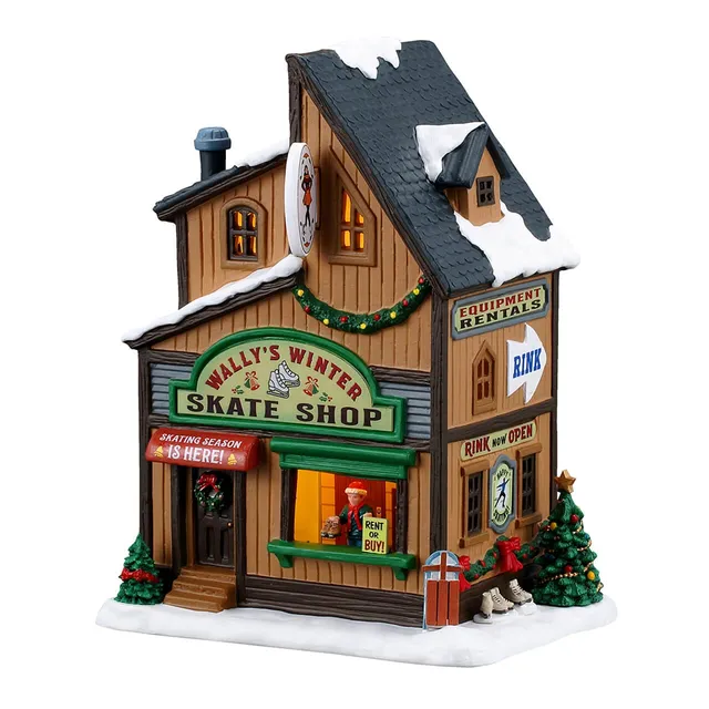 lemax-wally-s-winter-skate-shop-boutique-de-patins-miniature image 1