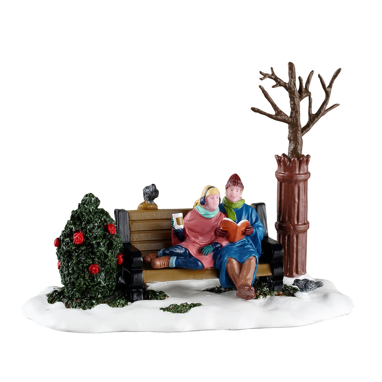 lemax-cozy-christmas-figurine-miniature-de-collection-sc-ne-de-no-l image 5