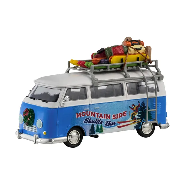 lemax-ski-van-minibus-navette-de-ski-miniature-hiver image 1
