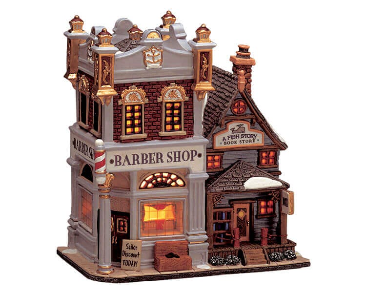 lemax-main-st-barber-shop-b-timent-miniature-barbier image 1