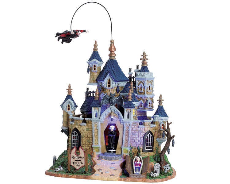 lemax-vampire-castle-ch-teau-miniature-spooky-town image 2