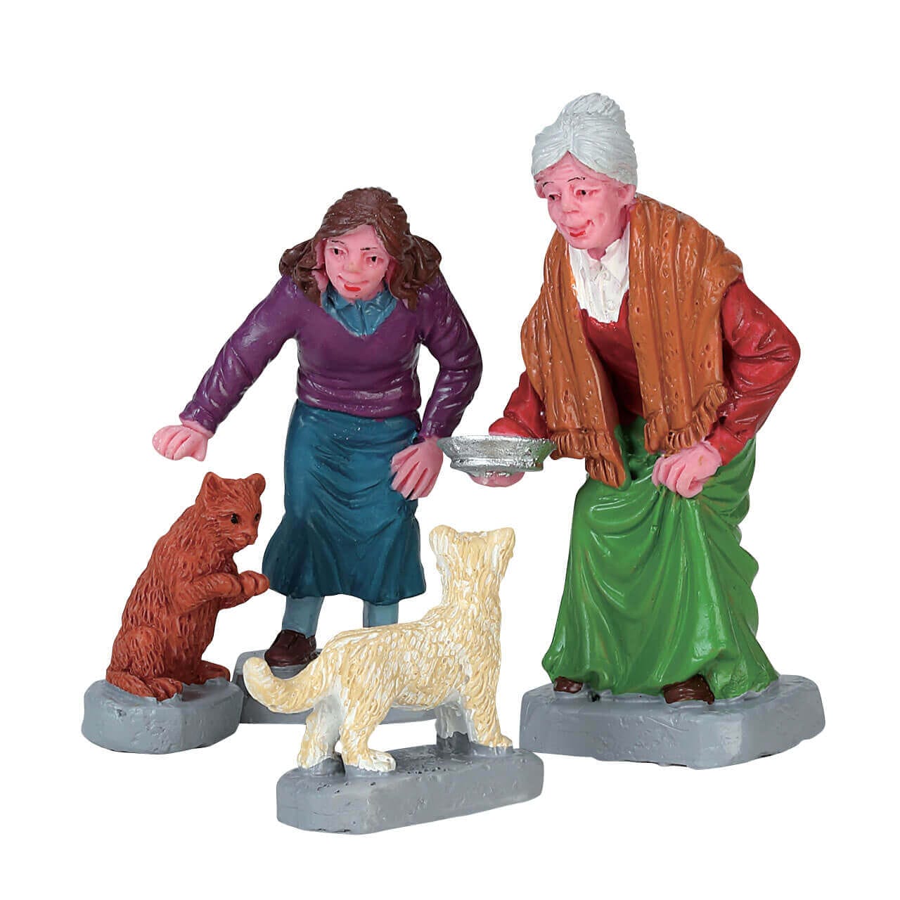 lemax-cream-for-kitty-lot-de-4-figurines-miniatures image 1