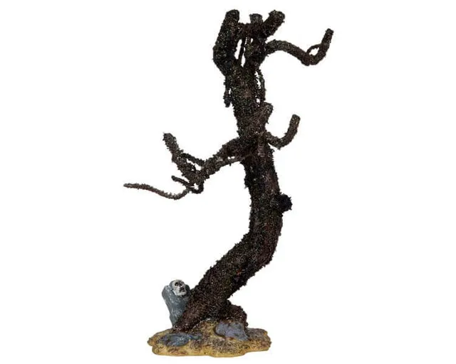 lemax-cemetery-oak-tree-ch-ne-de-cimeti-re-miniature-spooky-town image 1