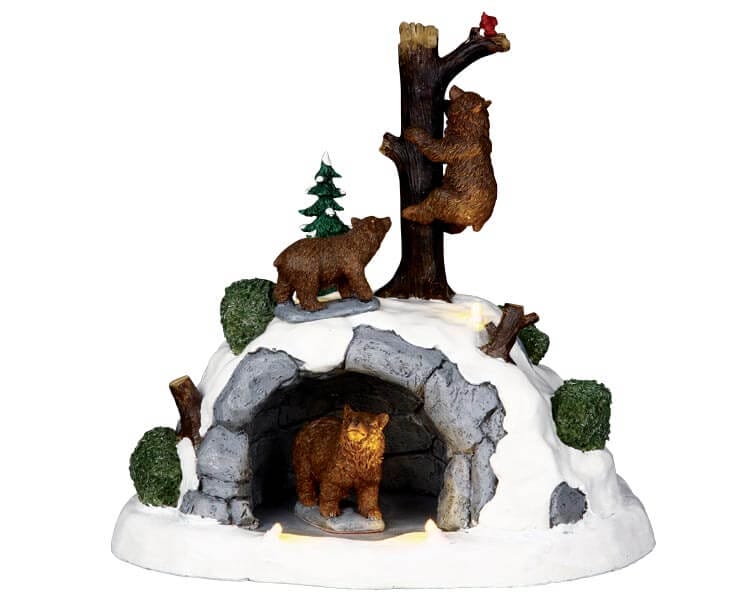 lemax-bear-cave-grotte-aux-ours-miniature image 2