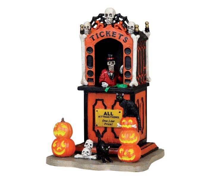 lemax-ticket-booth-billetterie-miniature-spooky-town image 1