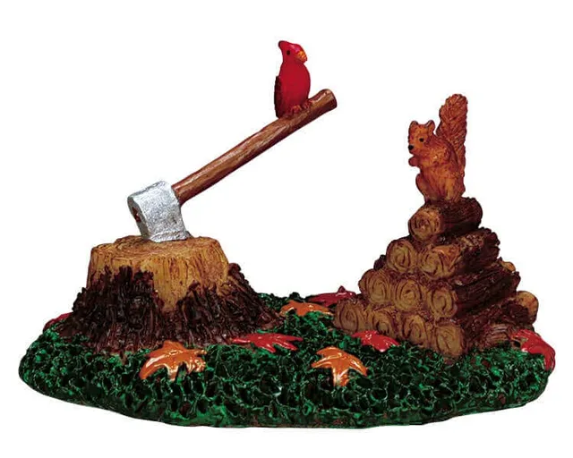lemax-log-axe-accessoire-miniature-b-cheron image 1