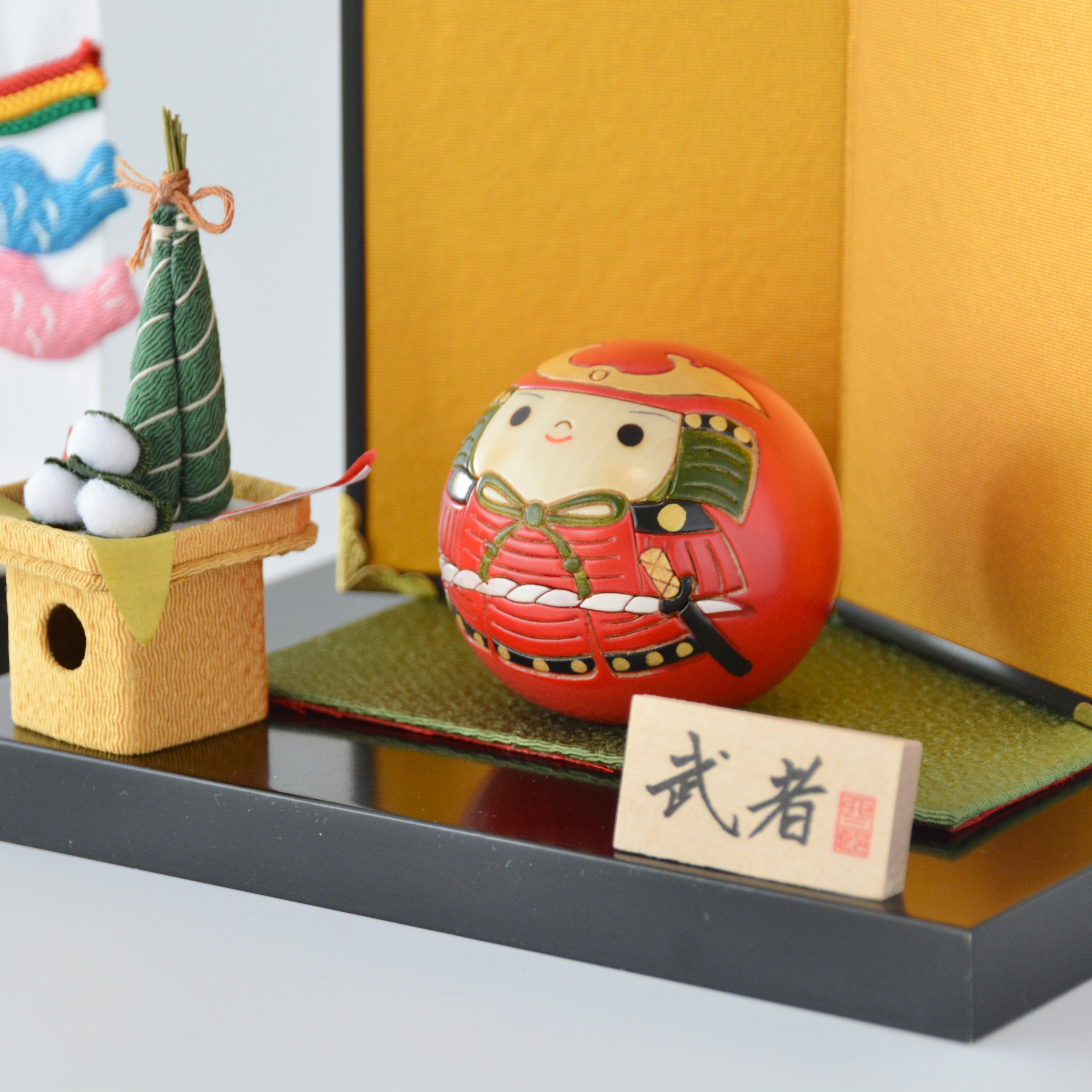 usaburo-kokeshi-musha-samurai-set-chimaki-koinobori image 3
