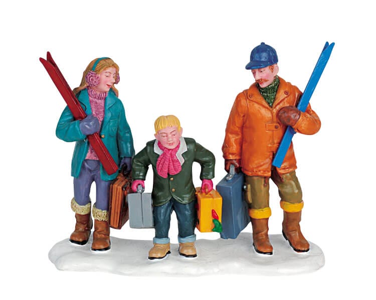 lemax-checking-in-figurine-miniature-de-collection-village image 2