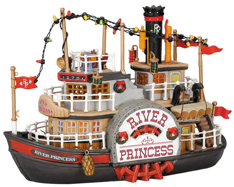 lemax-river-princess-bateau-miniature-de-collection image 1