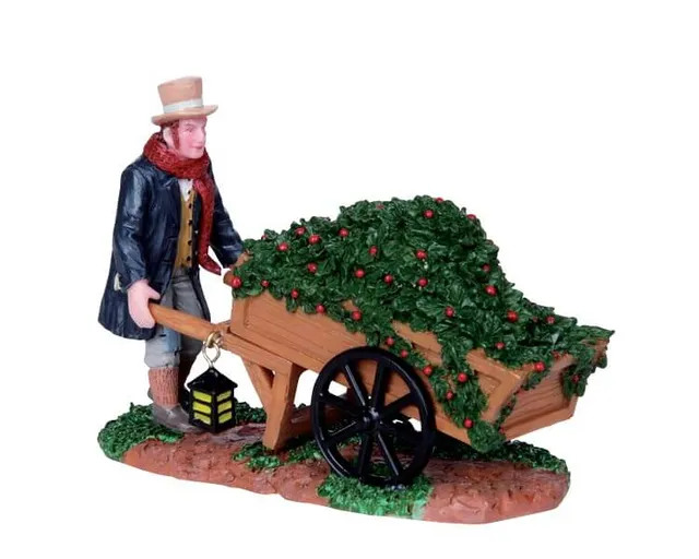 lemax-holly-vendor-figurine-miniature-de-collection image 1