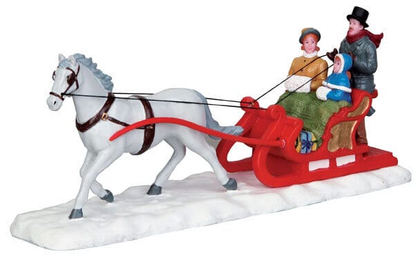 lemax-fancy-victorian-sleigh-tra-neau-miniature-victorien-de-no-l image 1