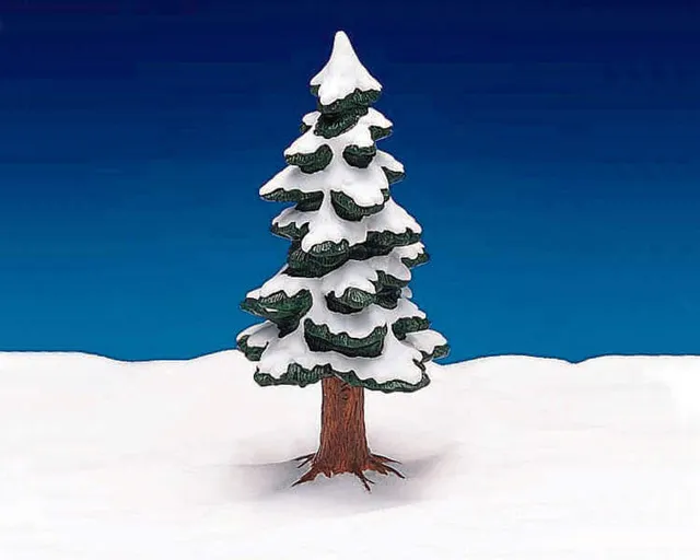 lemax-9-porcelain-pine-tree-sapin-miniature-en-porcelaine-lot-de-9 image 1