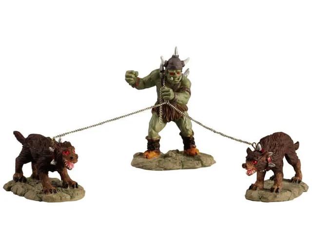 lemax-hell-hounds-chiens-des-enfers-miniatures-halloween image 1