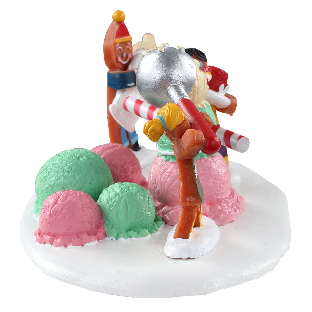 lemax-triple-scoop-snowman-figurine-bonhomme-de-neige-glac image 2