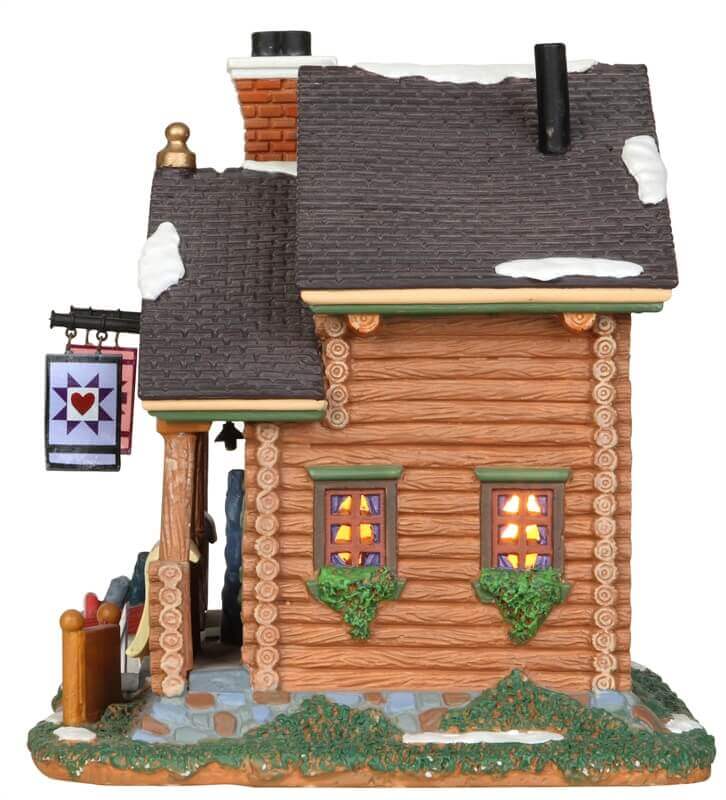 lemax-hearth-home-quilt-shoppe-boutique-miniature-lumineuse image 3