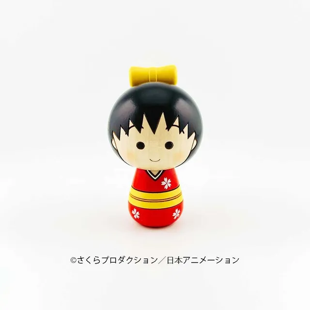 usaburo-kokeshi-chibi-maruko-chan-maruko-poup-e-kokeshi-officielle image 1