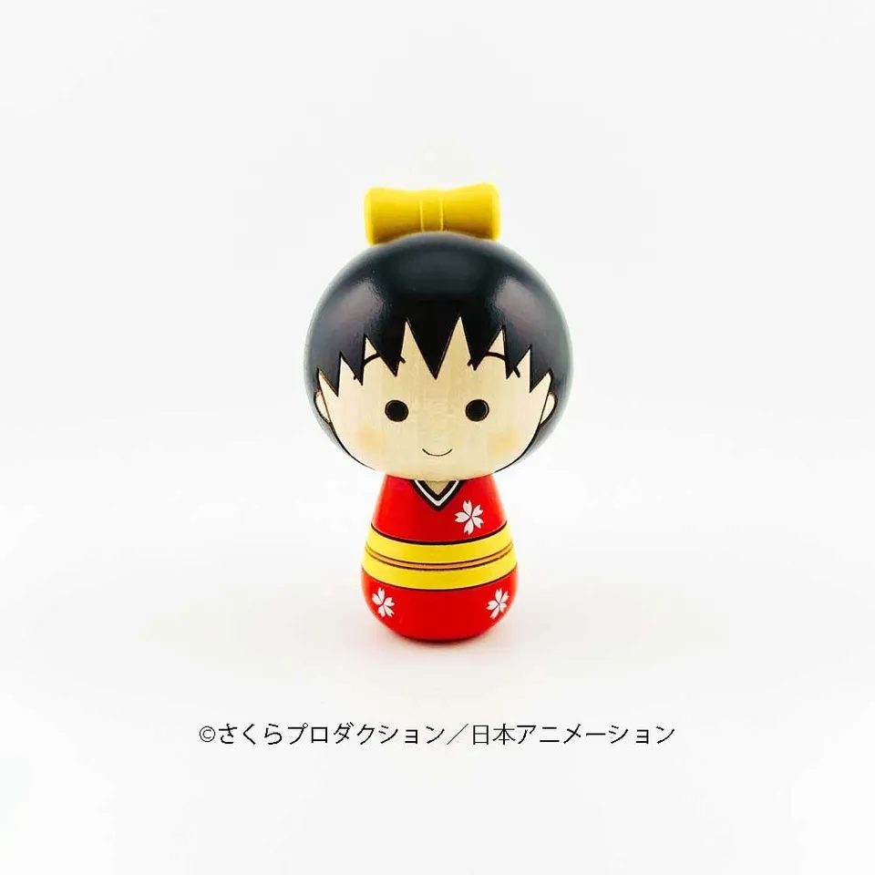 usaburo-kokeshi-chibi-maruko-chan-maruko-poup-e-kokeshi-officielle image 1