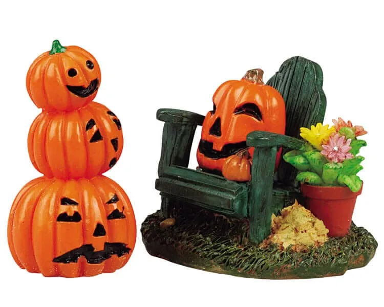 lemax-adirondack-autumn-figurine-miniature-spooky-town-de-collection image 1