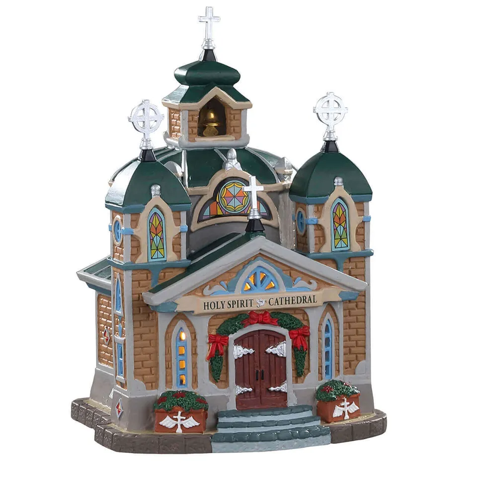 lemax-holy-spirit-cathedral-cath-drale-lumineuse-caddington image 1