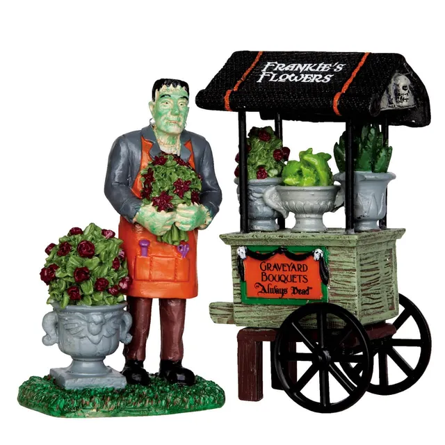 lemax-spooky-town-graveyard-bouquets-lot-de-2 image 1