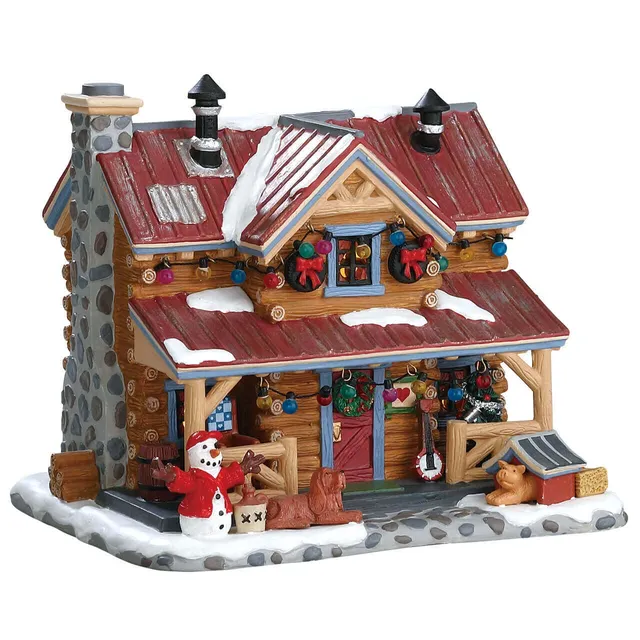 lemax-jasper-s-cabin-cabane-miniature-lumineuse-de-collection image 1