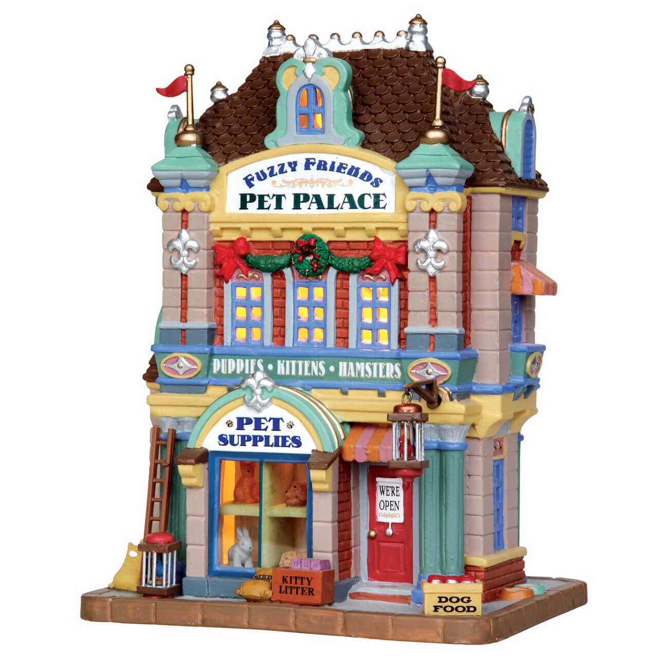 lemax-fuzzy-friends-pet-palace-b-timent-animalerie-miniature image 1