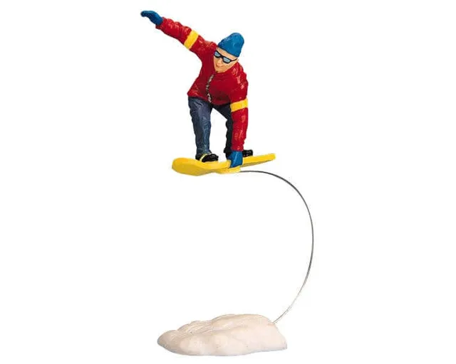 lemax-snowboarding-fun-figurine-miniature-de-collection image 1