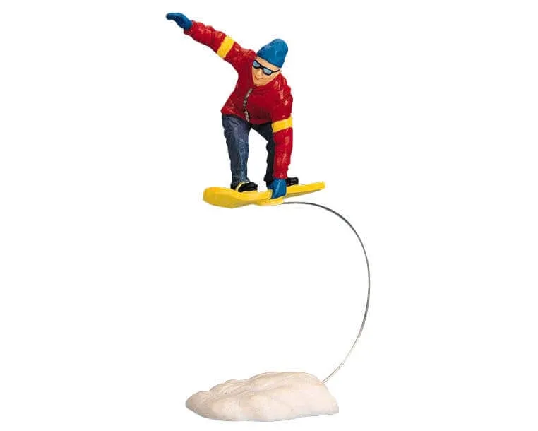 lemax-snowboarding-fun-figurine-miniature-de-collection image 1