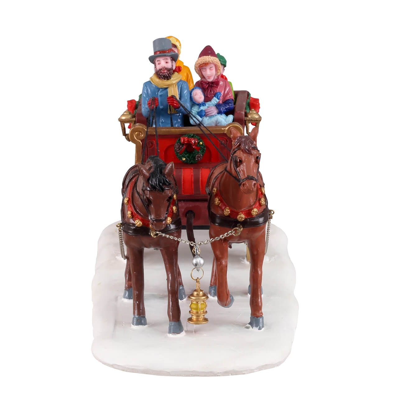 lemax-carriage-cheer-figurine-artisanale-cal-che-de-no-l image 2