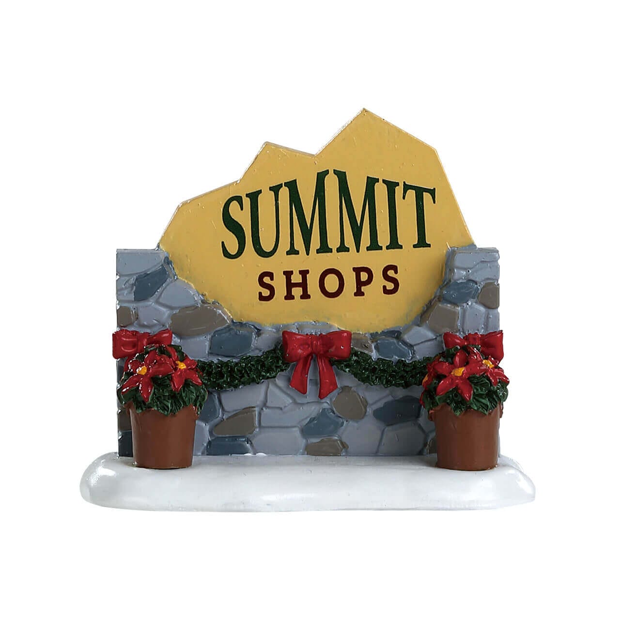 lemax-summit-sign-panneau-sommet-village-miniature image 1