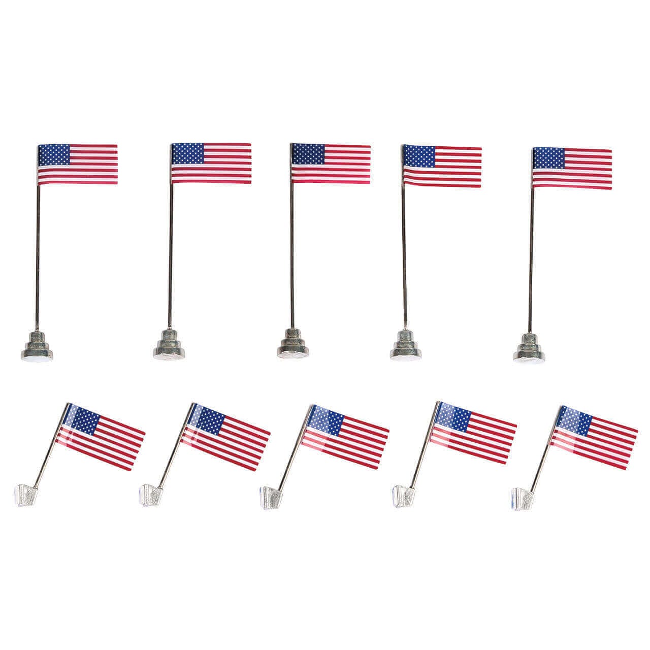 lemax-american-flag-post-accessoire-miniature-m-t-drapeau-am-ricain image 2