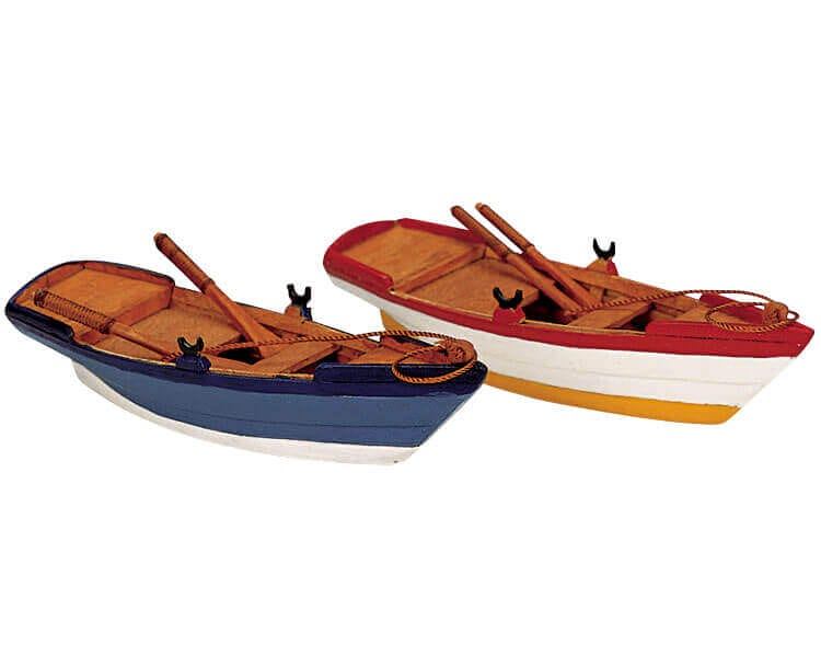 lemax-wooden-dories-barques-en-bois-miniature-pour-village-de-no-l image 1