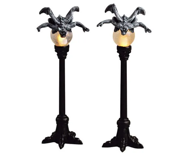 lemax-gargoyle-lamp-post-accessoire-lumineux-spooky-town image 1