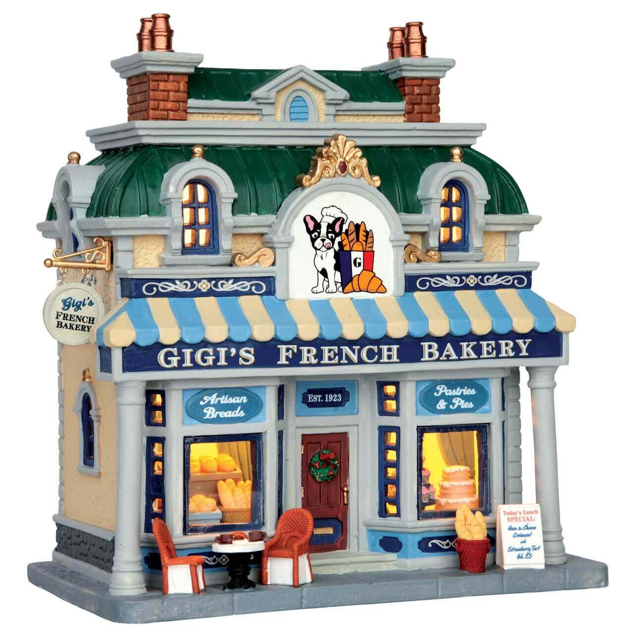 lemax-gigi-s-french-bakery-b-timent-miniature-boulangerie image 4