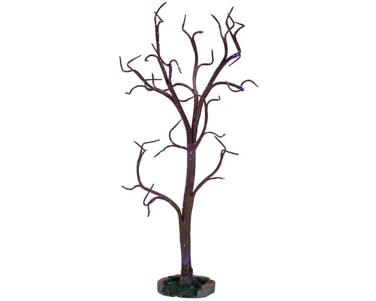 lemax-fibre-optic-tree-large-arbre-miniature-lumineux-spooky-town image 1