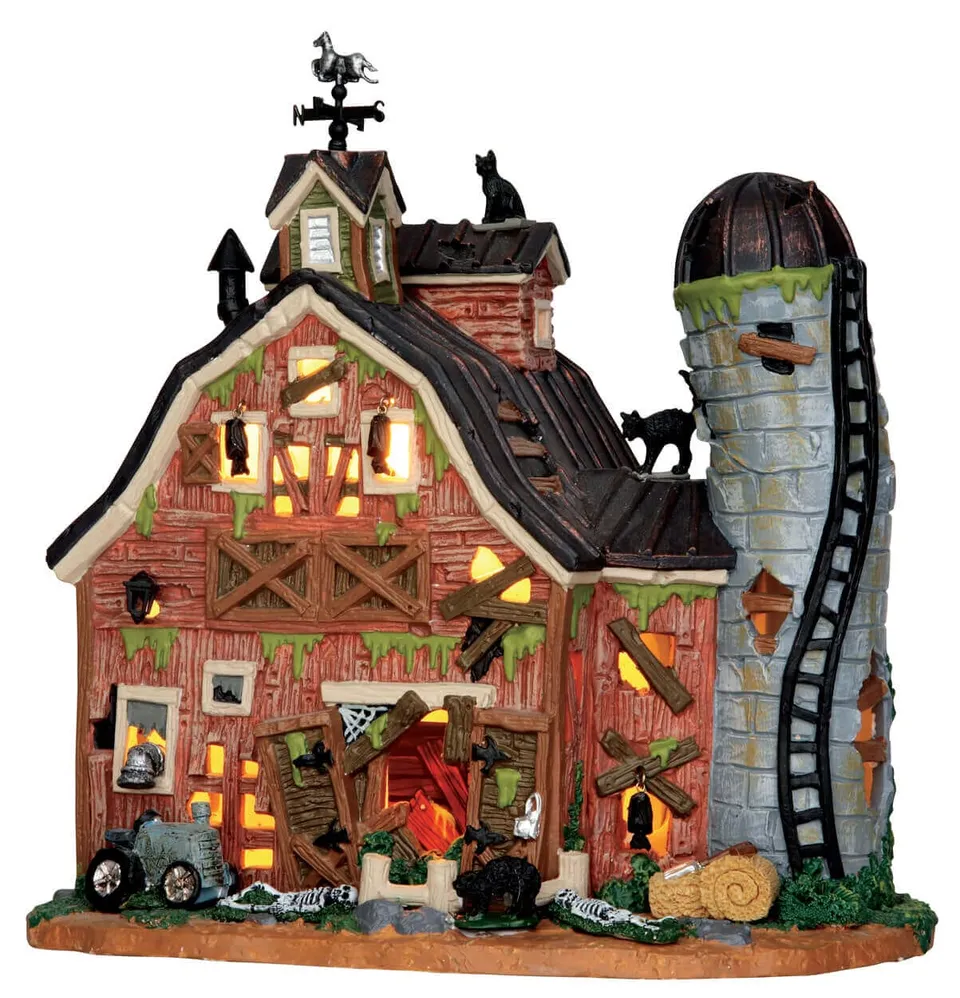 lemax-dilapidated-barn-miniature-grange-hant-e-spooky-town image 1