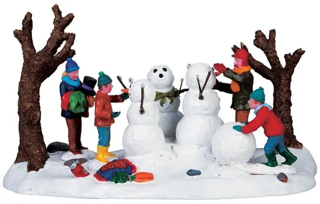 lemax-building-a-family-figurine-miniature-de-collection image 1