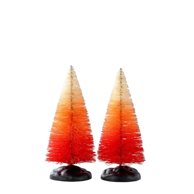 lemax-autumn-sunrise-tree-small-petit-arbre-orange-halloween image 1