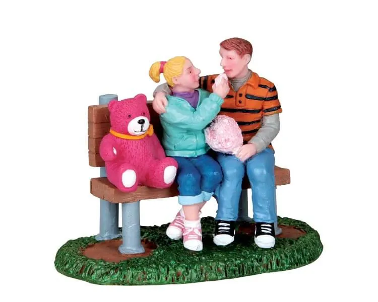 lemax-sharing-cotton-candy-figurine-barbe-papa-miniature image 1